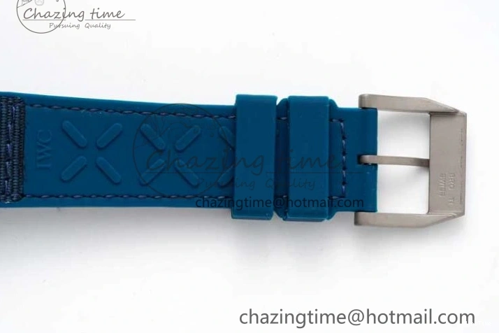 MIROTIME 0209 Mark XVIII IW328101 Blue Ceramic M+F 1:1 Best Edition Blue Dial on Blue Nylon Strap A Efficient 7066